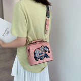 Women's Cartoon Doctor Shoulder Bag, Korean-Style Messenger Bag