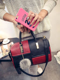 Women's European & American Stitching Hand-held Bag