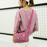 Women's Canvas Leisure Shoulder Bag High-capacity Messenger Bag
