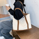 Women's Canvas Tote Bag Large Capacity Shoulder Bag