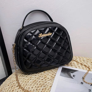 Women's Rhombus Chain Bag Casual Crossbody Shell Handbag