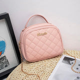 Women's Rhombus Chain Bag Casual Crossbody Shell Handbag