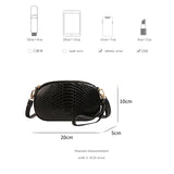 Women's Crocodile Leather Shoulder Bag
