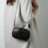 Women's Crocodile Leather Shoulder Bag