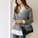 Soft Leather Shoulder Bag Large Capacity Crossbody Bag Wallet