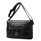 Soft Leather Shoulder Bag Large Capacity Crossbody Bag Wallet