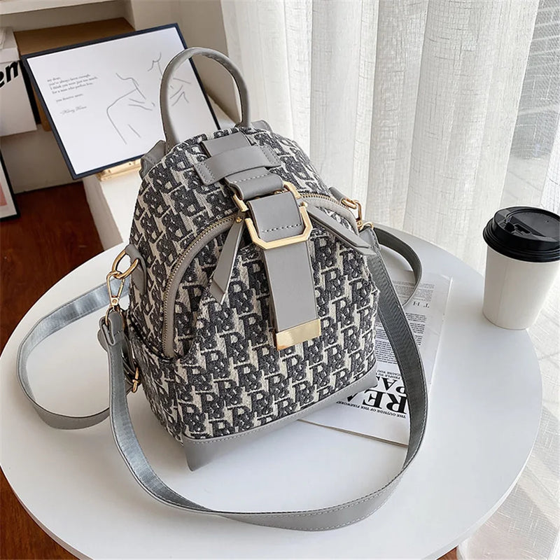 Women's 3-in-1 Leather Bag Set with Backpack