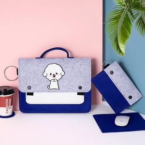 Women's A4 Fille Folder Storage Bag Document Organizer Briefcase