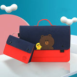 Women's A4 Fille Folder Storage Bag Document Organizer Briefcase