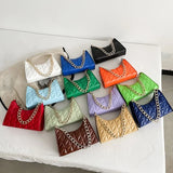 Women's Advanced Diamond Bag Chain Handbag Texture Shopping Bag