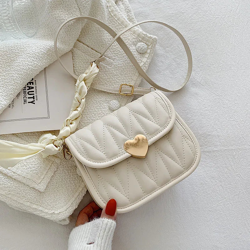 Women's Advanced Diamond Shoulder Bag Chain Handbag Texture Shopping Bag