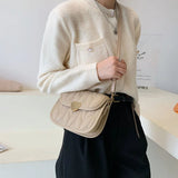 Women's Advanced Diamond Shoulder Bag Chain Handbag Texture Shopping Bag