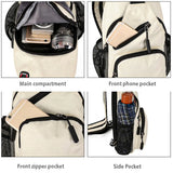 Women's Backpack Casual Travel Bags School Girl Chest Bag With Buckle