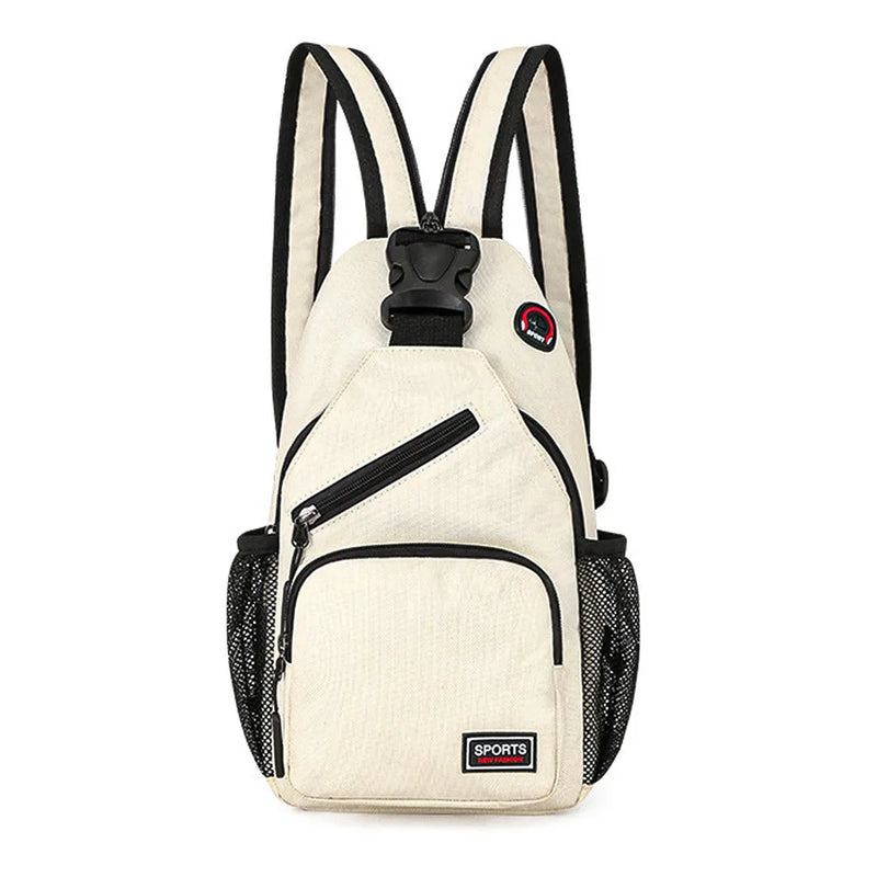 Women's Backpack Casual Travel Bags School Girl Chest Bag With Buckle