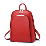 Women's Backpack Travel Large Backpack PU Leather Handbag Schoolbag For Girls