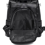 Women's Large PU Leather Backpack for Travel, School & Shoulder Bag