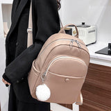 Women's PU Leather Backpack for Travel School Mochila