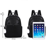 Women's PU Leather Backpack for Travel School Mochila