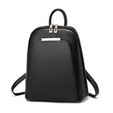 Women's PU Leather Backpack Schoolbag for Girls Shoulder Bag