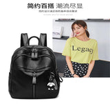 Women's PU Leather Backpack Casual Satchel Rucksack