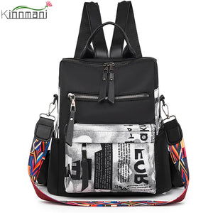 Women's Waterproof Backpack Casual School Bag For Girls