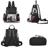 Women's Waterproof Backpack Casual School Bag For Girls