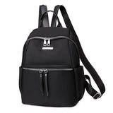 Women's School Backpack Vintage Travel Laptop Nylon Oxford