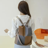 Women's Large Capacity Leather Backpack