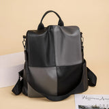 Women's Large Capacity Leather Backpack