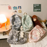 Women's Backpack Large Capacity Canvas Student School Bag