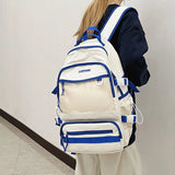 Women's Large Capacity School Backpack for Teens College Travel Rucksack