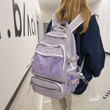 Women's Large Capacity School Backpack for Teens College Travel Rucksack