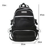 Women's Large Capacity School Backpack for Teens College Travel Rucksack