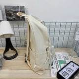 Canvas Backpack for School Teenagers Girls Woman Rucksack Mochila