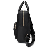 Women's Solid Travel Backpack Nylon Schoolbag for Women