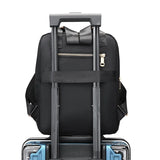 Women's Solid Travel Backpack Nylon Schoolbag for Women