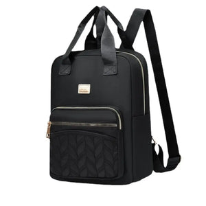 Women's Solid Travel Backpack Nylon Schoolbag for Women