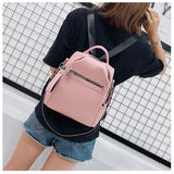 Women's PU Leather Shoulder Bag Backpack