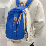 Canvas Student School Bag for Teenagers Large Capacity