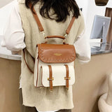 Women's Backpack Pu Leather Shoulder Crossbody Bag Tote