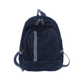 Denim Women's Backpack Small Female Bagpack Bookbag School Teenagers Girls