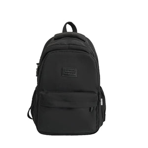 Solid Women's Backpack Multi-pocket Casual Travel Bag