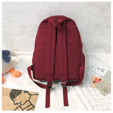 Women's Nylon Casual Backpack for Teenage Girls
