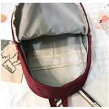 Women's Nylon Casual Backpack for Teenage Girls