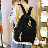 Women's Nylon Casual Backpack for Teenage Girls
