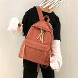 Women's Nylon Casual Backpack for Teenage Girls