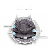 Women's Waterproof USB Laptop Backpack Schoolbag