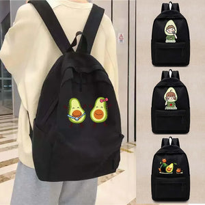 Avocado Series Backpack Women Teen College School Laptop Bag