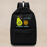 Avocado Series Backpack Women Teen College School Laptop Bag