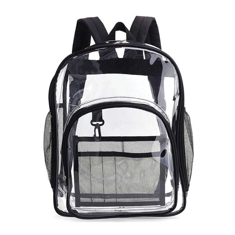 Women's Transparent Waterproof PVC Backpack Large Clear Bag